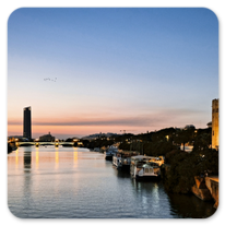 Start zur Via de la Plata in Sevilla